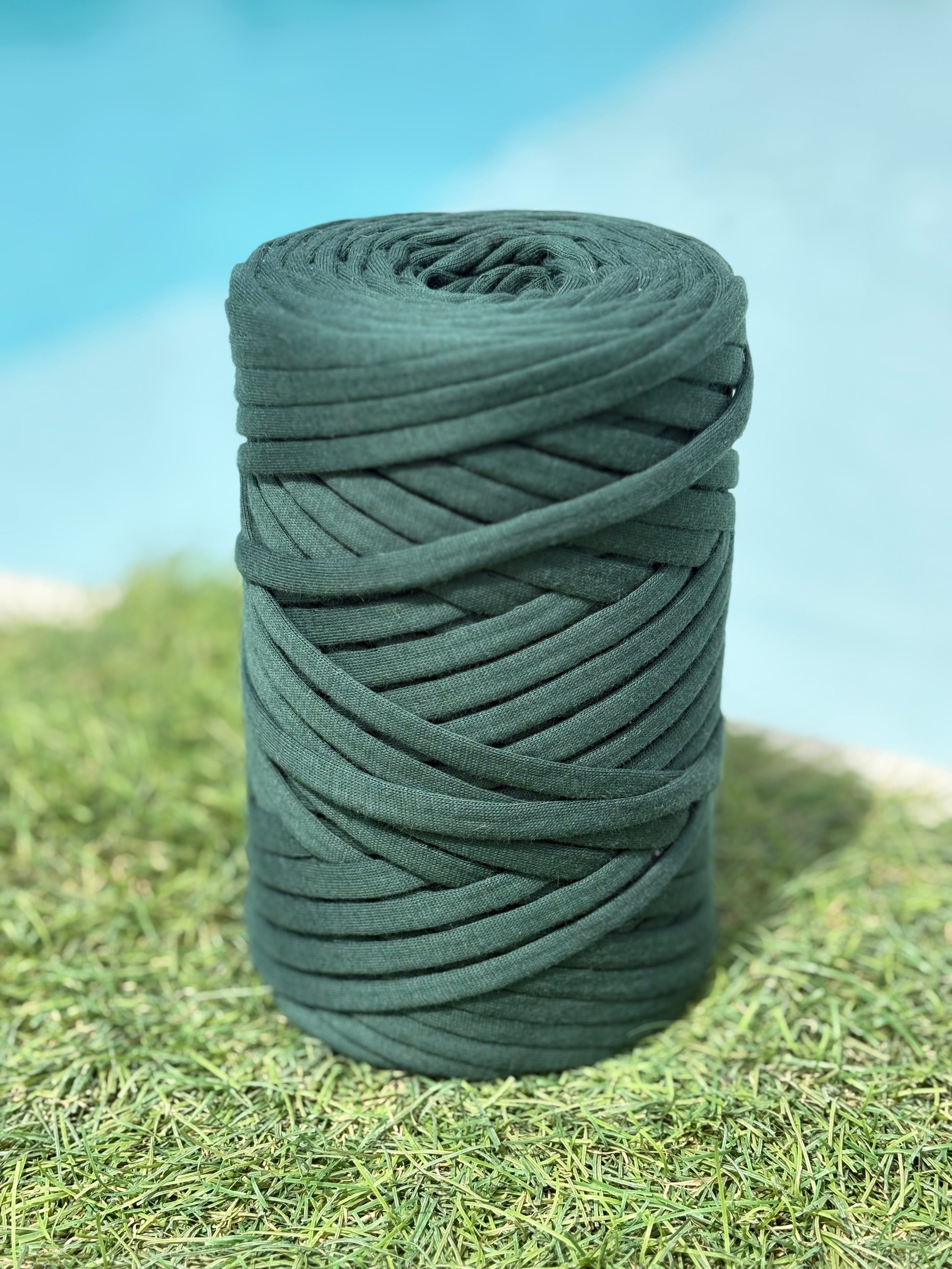 PELOTES DE FILS T-SHIRT S VERT SAPIN Les créations de Rosita