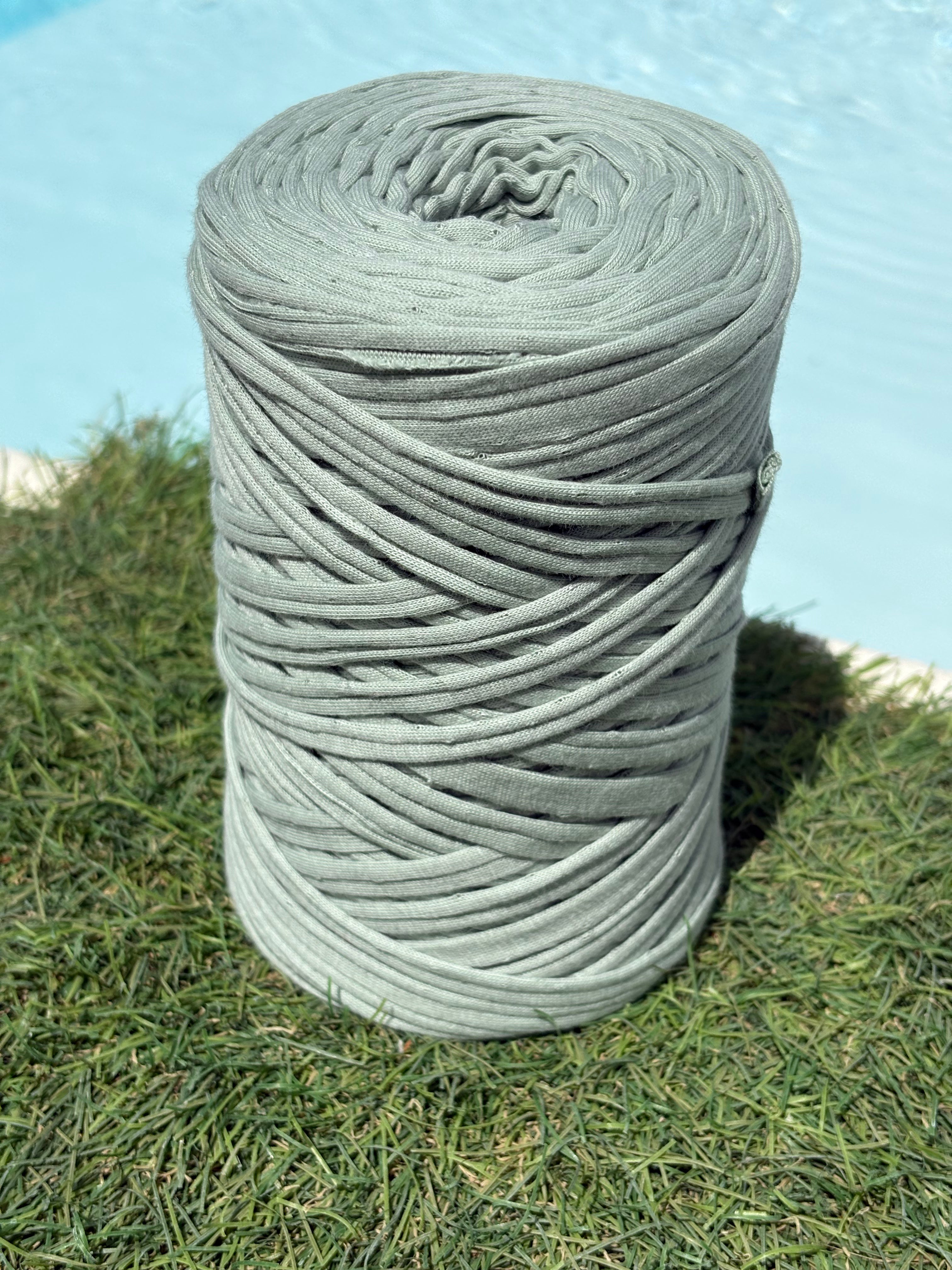 PELOTES DE FILS T-SHIRT S VERT CLAIR Les créations de Rosita