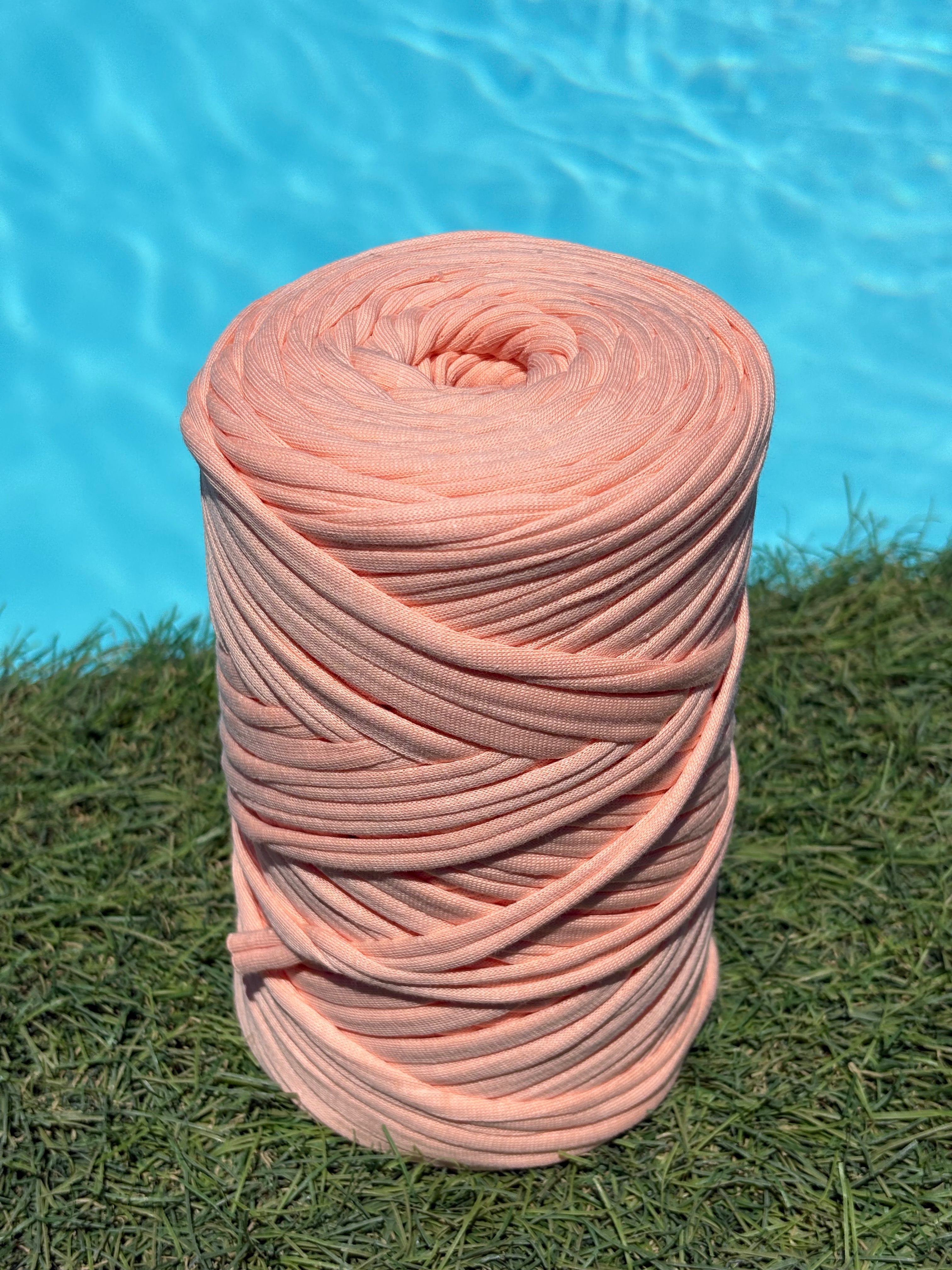 PELOTES DE FILS T-SHIRT S SAUMON Les créations de Rosita