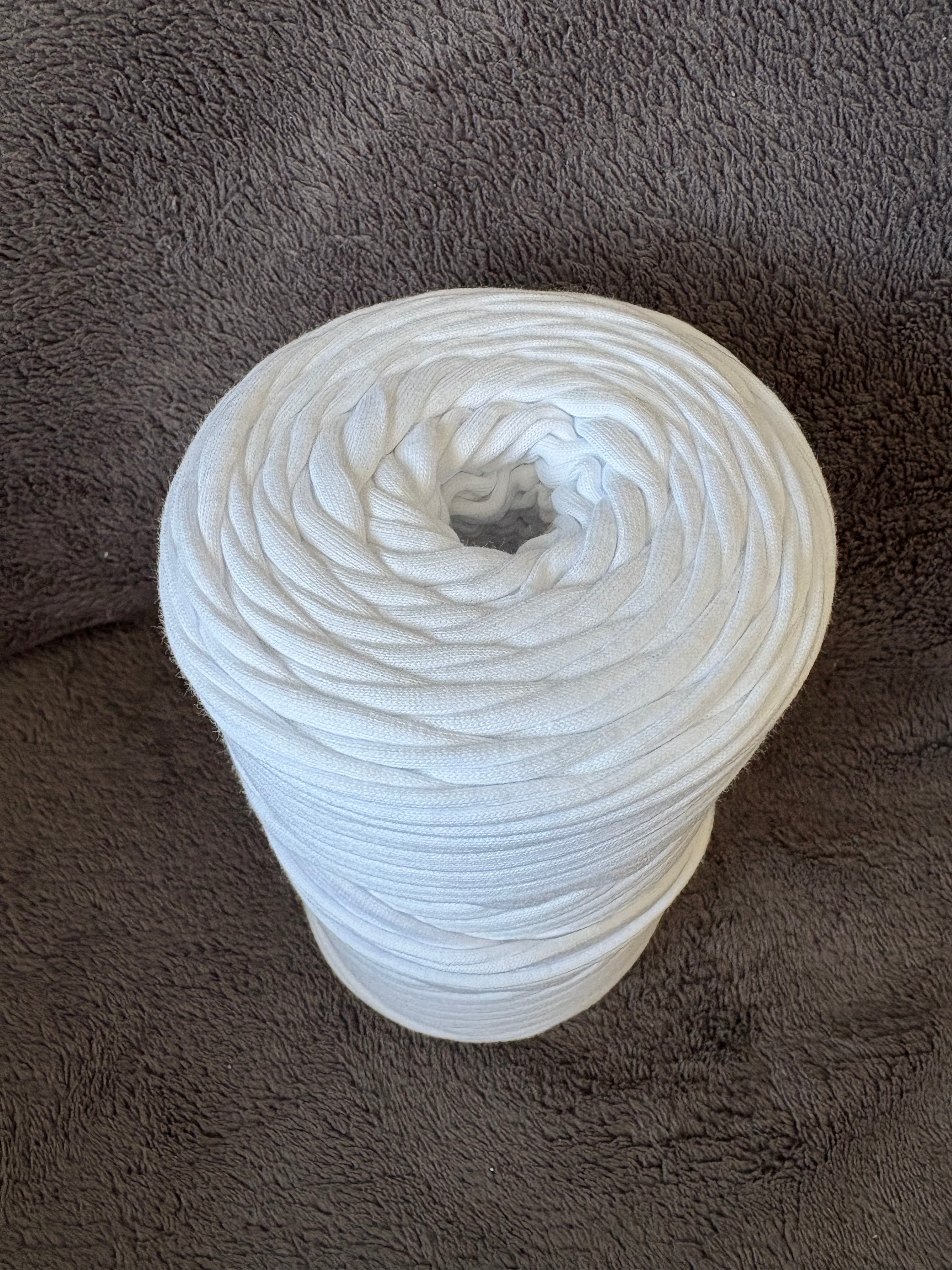 PELOTES DE FILS T-SHIRT S BLANC Les créations de Rosita